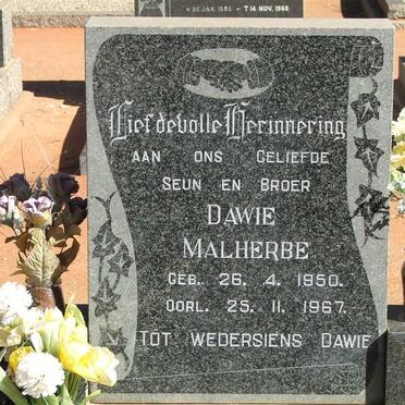 MALHERBE Dawie 1950-1967