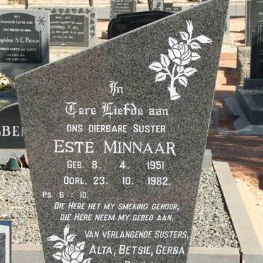 MINNAAR Esté 1951-1982