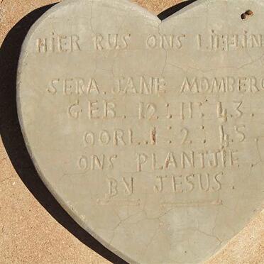 MOMBERG Sera Jane 1943-1945