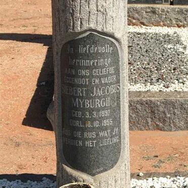 MYBURGH Siebert Jacobus 1897-1955 &amp; Martha Magdalena Sophia 1901-1975