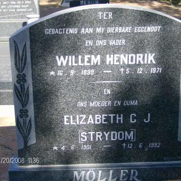 MÖLLER Willem Hendrik 1899-1971 &amp; Elizabeth C.J. STRYDOM 1901-1992