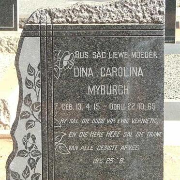 MYBURGH Dina Carolina 1915-1965