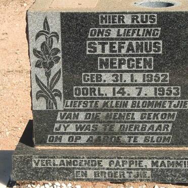 NEPGEN Stefanus 1952-1953