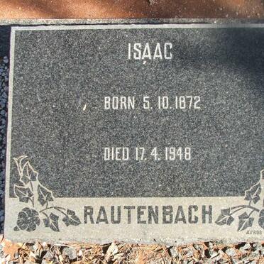 RAUTENBACH Isaac 1872-1948