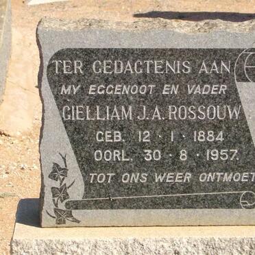 ROSSOUW Gielliam J.A. 1884-1957