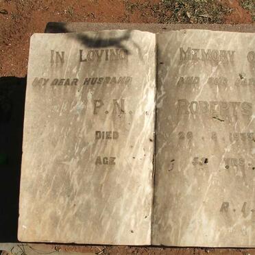 ROBERTS P.N. -1933