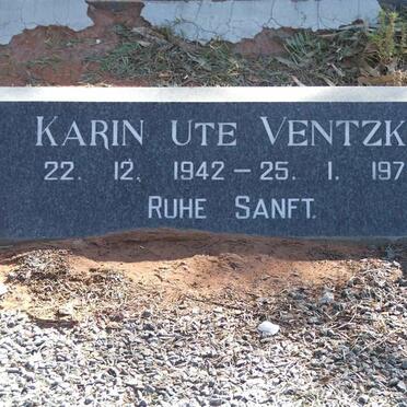 VENTZKE Karin Ute 1942-1978