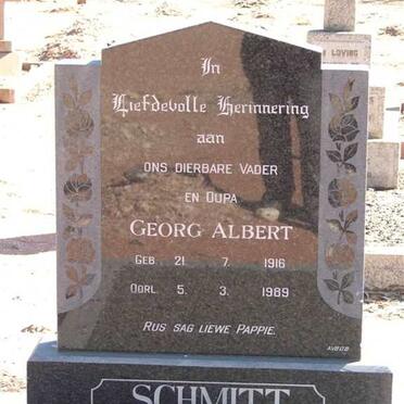SCHMITT Georg Albert 1916-1989