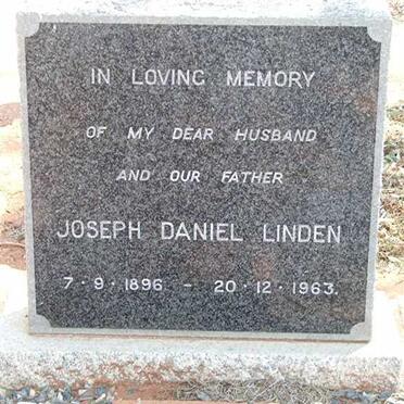 LINDEN Joseph Daniel 1896-1963