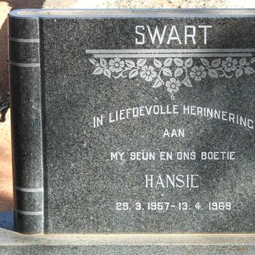 SWART Hansie 1957-1969