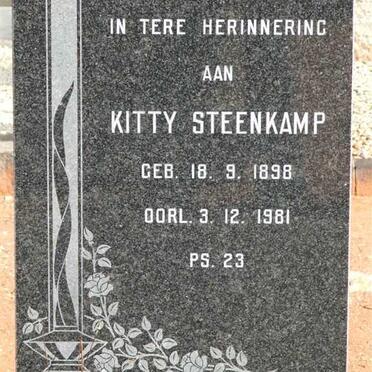 STEENKAMP Kitty 1898-1981