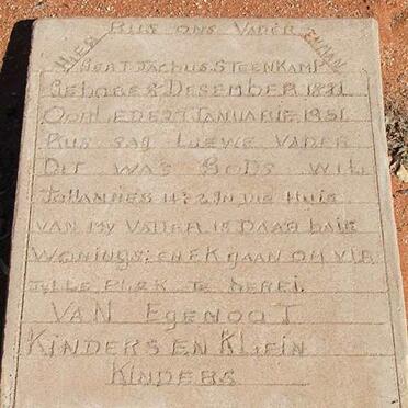 STEENKAMP Gert Jacobus 1881-1951