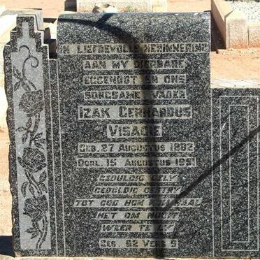 VISAGIE Izak Gerhardus 1882-1951