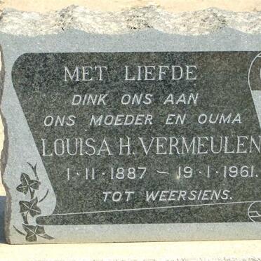 VERMEULEN Louisa H. 1887-1961