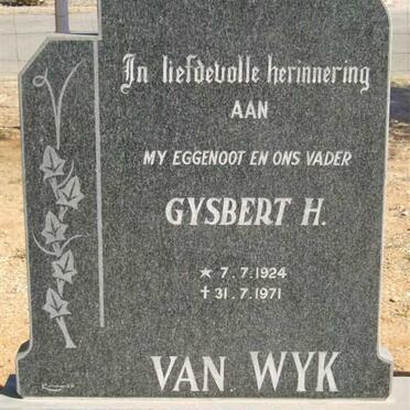 WYK Gysbert H., van 1924-1971