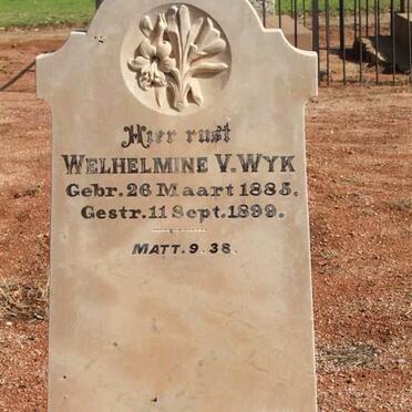 WYK Welhelmine, v. 1885-1899