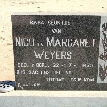 WEYERS Baba 1973-1973