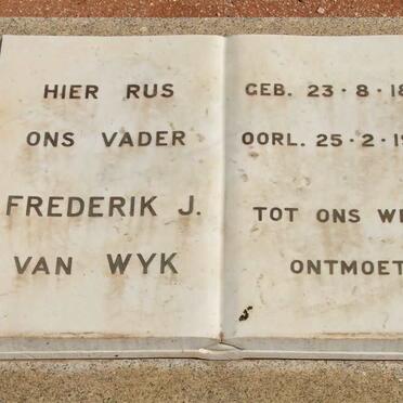 WYK Frederik J., van 1880-1955