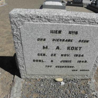 KOKT M.A, 1924-1948