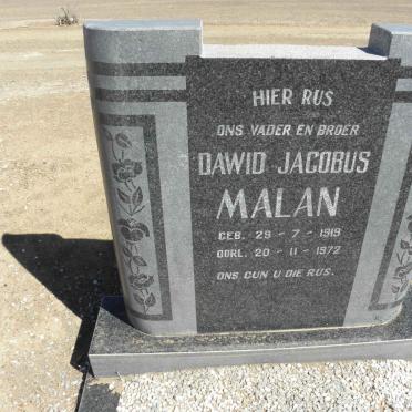 MALAN Dawid Jacobus 1919-1972