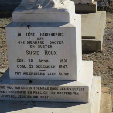 ROUX Susie 1931-1947