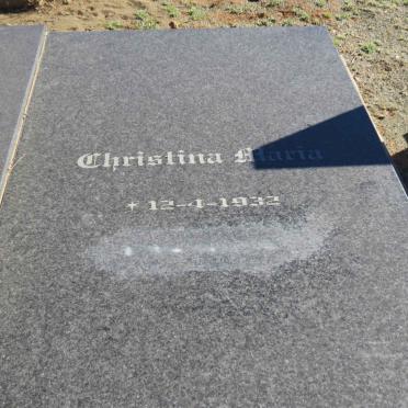 HEERDEN Christina Maria, van 1934-