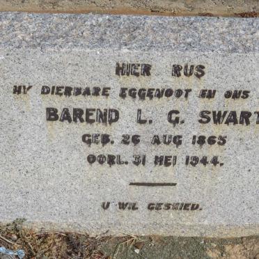 SWART Barend L.G. 1865-1944