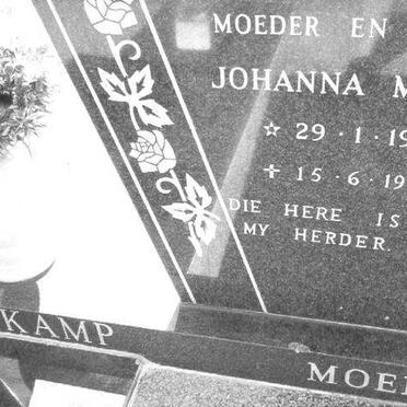 STEENKAMP Johanna Maria 1916-1996