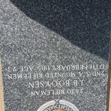 BOOYSEN J.B. -1915