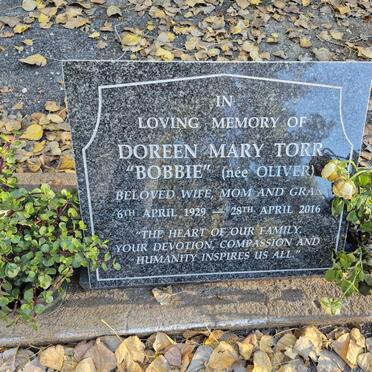 TORR Doreen Mary nee OLIVER 1929-2016
