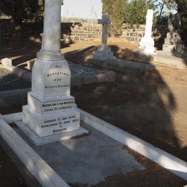 HEERDEN Magdalena C., van nee ESTERHUIZEN 1896-1925