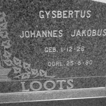 LOOTS Gysbertus Johannes Jakobus ??26-??90