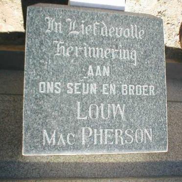 MAC PHERSON Louw