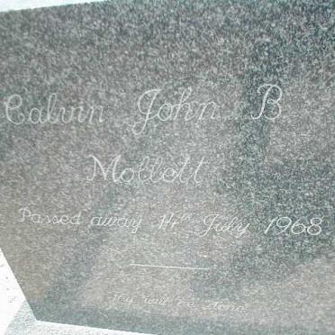 MOLLETT Calvin John B. -1968