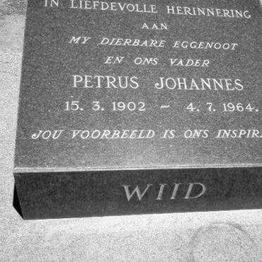 WIID Petrus Johannes 1902-1964