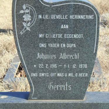 GERRITS Johannes Albrecht 1915-1978