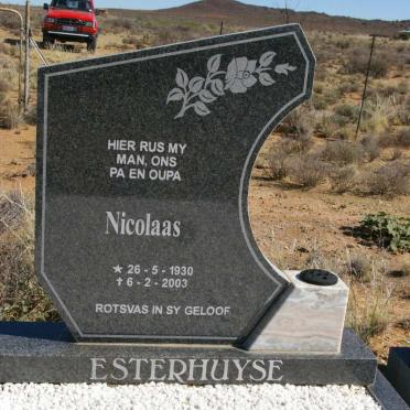 ESTERHUYSE Nicolaas 1930-2003