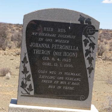 THERON Johanna Petronella nee HOON 1923-1956