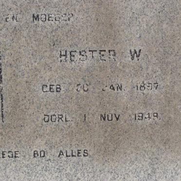 GROBBELAAR Jan 1893-1974 &amp; Hester W. 1897-1949