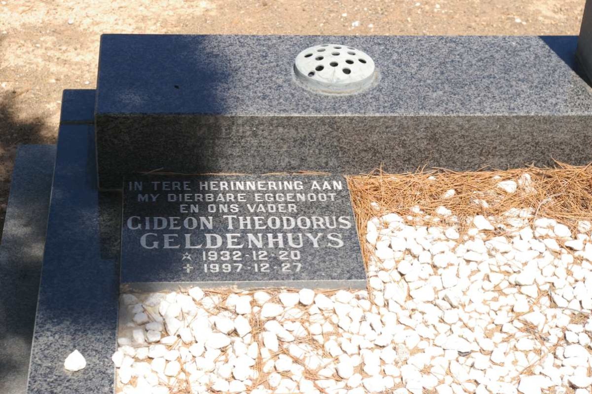 GELDENHUYS Gideon Theodorus 1932-1997