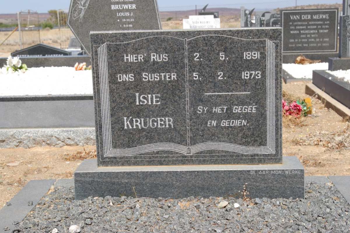 KRUGER Isie 1891-1973