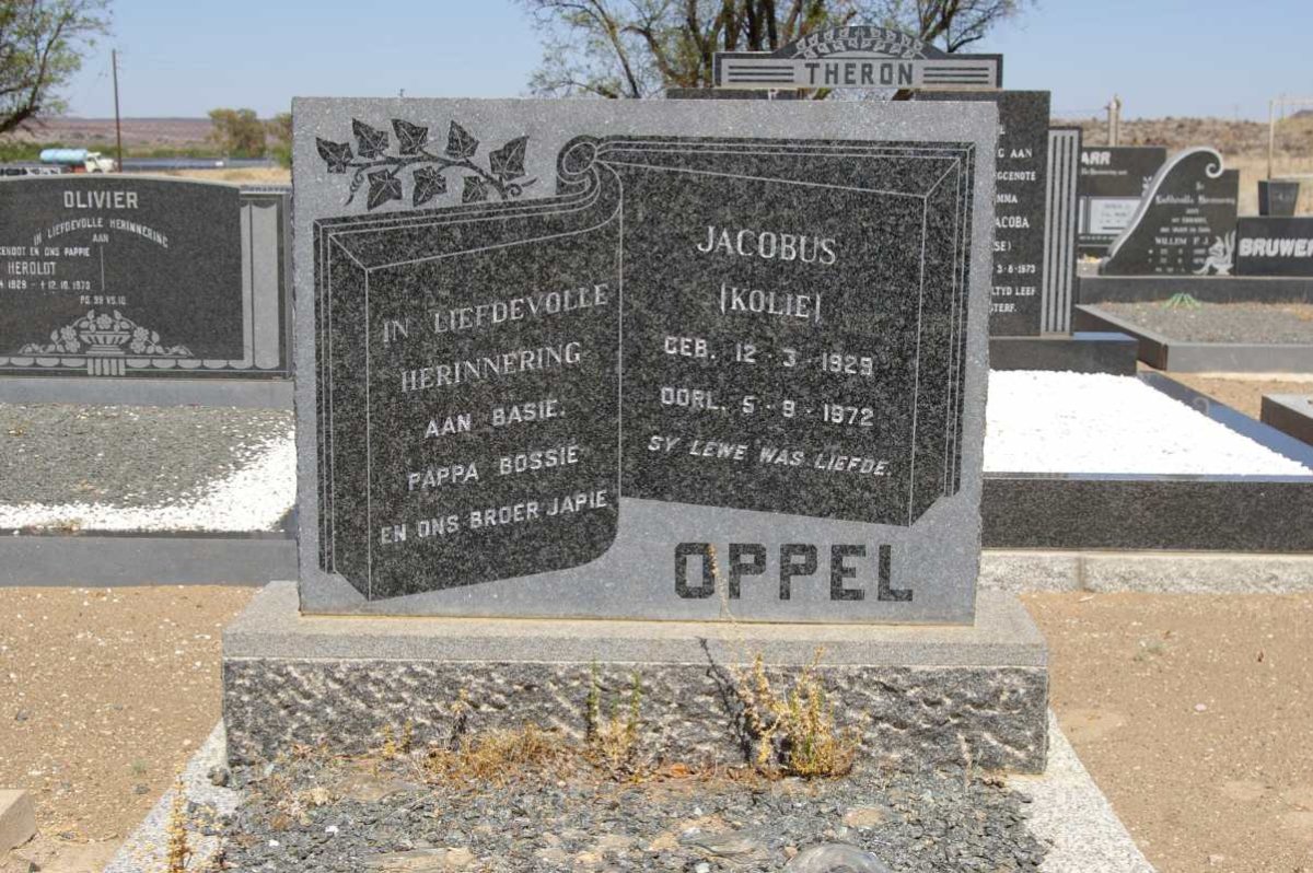 OPPEL Jacobus 1929-1972