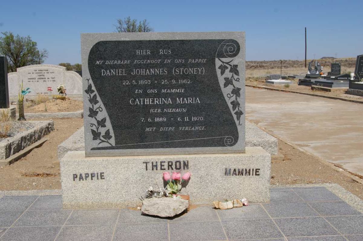 THERON Daniel Johannes 1893-1962 & Catherina Maria NIEHAUS 1889-1970