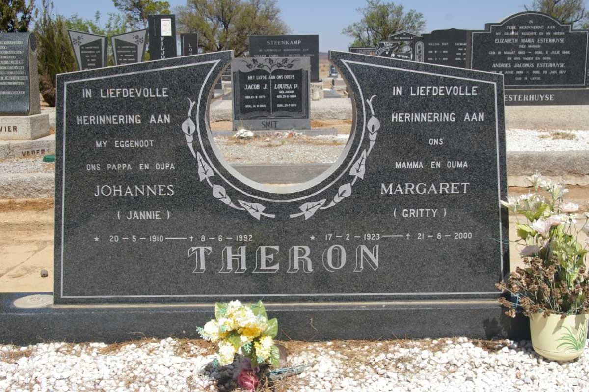 THERON Johannes 1910-1992 & Margaret 1923-2000