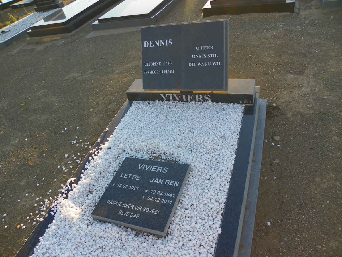 VIVIERS Dennis 1948-2014 :: VIVIERS Jan Ben 1941-2011 & Lettie 1921-