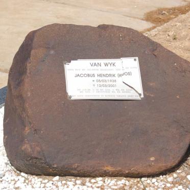 WYK Jacobus Hendrik, van 1938-2001