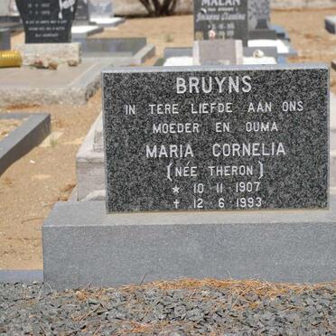 BRUYNS Maria Cornelia nee THERON 1907-1993