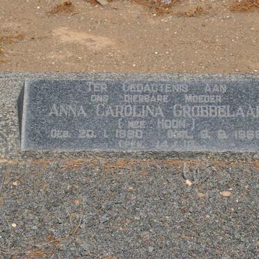 GROBBELAAR Anna Carolina nee HOON 1880-1969