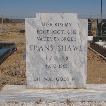 SHAWE Frans 1918-1982
