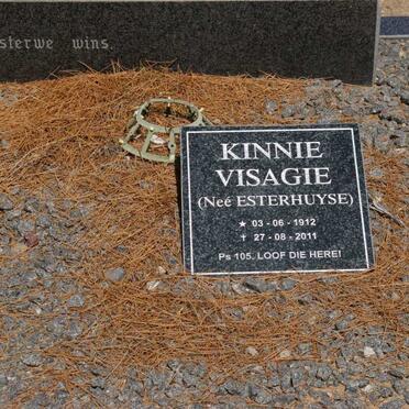 VISAGIE Kinnie nee ESTERHUYSE 1912-2011